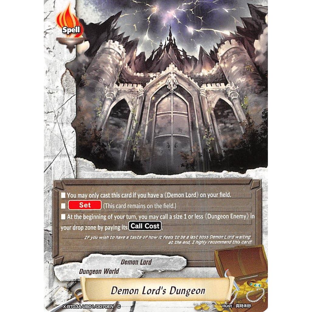 Image for Demon Lord's Dungeon (X-BT03A-UB01/0070EN) (X-BT03A) - Future Card BuddyFight