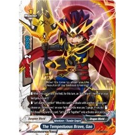 Image for The Tempestuous Brave, Gao (Secret) (X-BT03A-UB01/0071EN) (X-BT03A) - Future Card BuddyFight