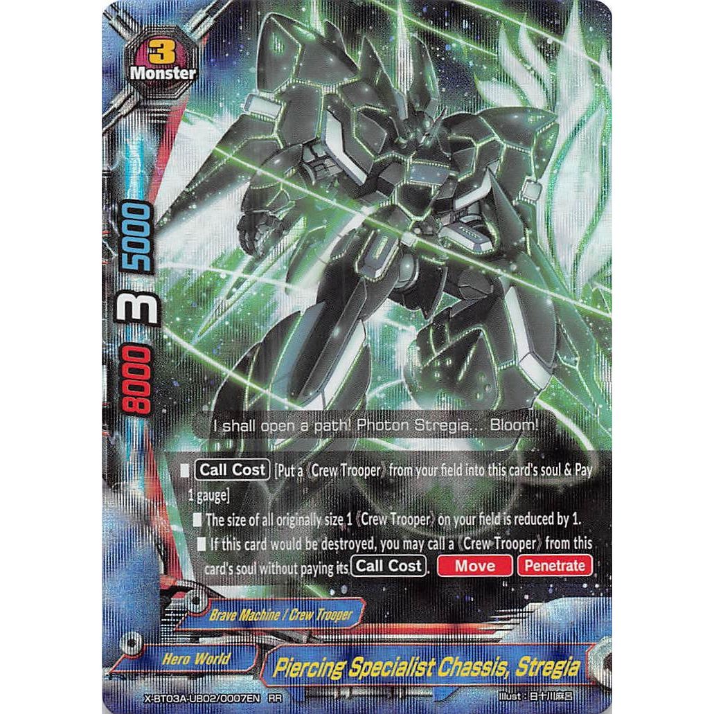 Image for Piercing Specialist Chassis, Stregia (X-BT03A-UB02/0007EN) (X-BT03A) - Future Card BuddyFight