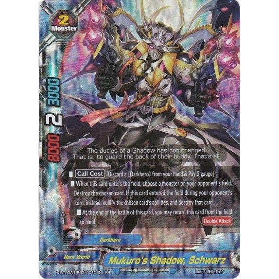 Image for Mukuro's Shadow, Schwarz (X-BT03A-UB02/0010EN) (X-BT03A) - Future Card BuddyFight