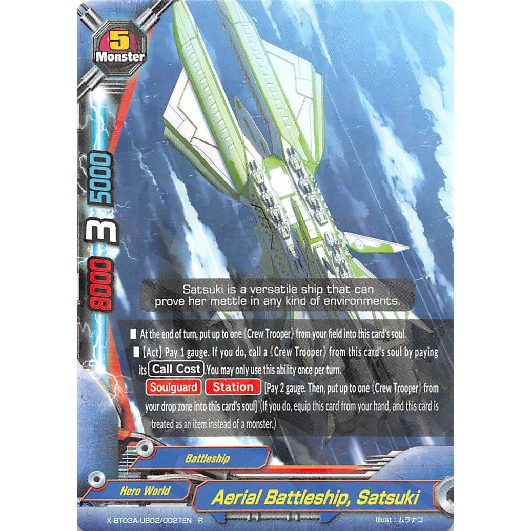 Image for Aerial Battleship, Satsuki (X-BT03A-UB02/0021EN) (X-BT03A) - Future Card BuddyFight