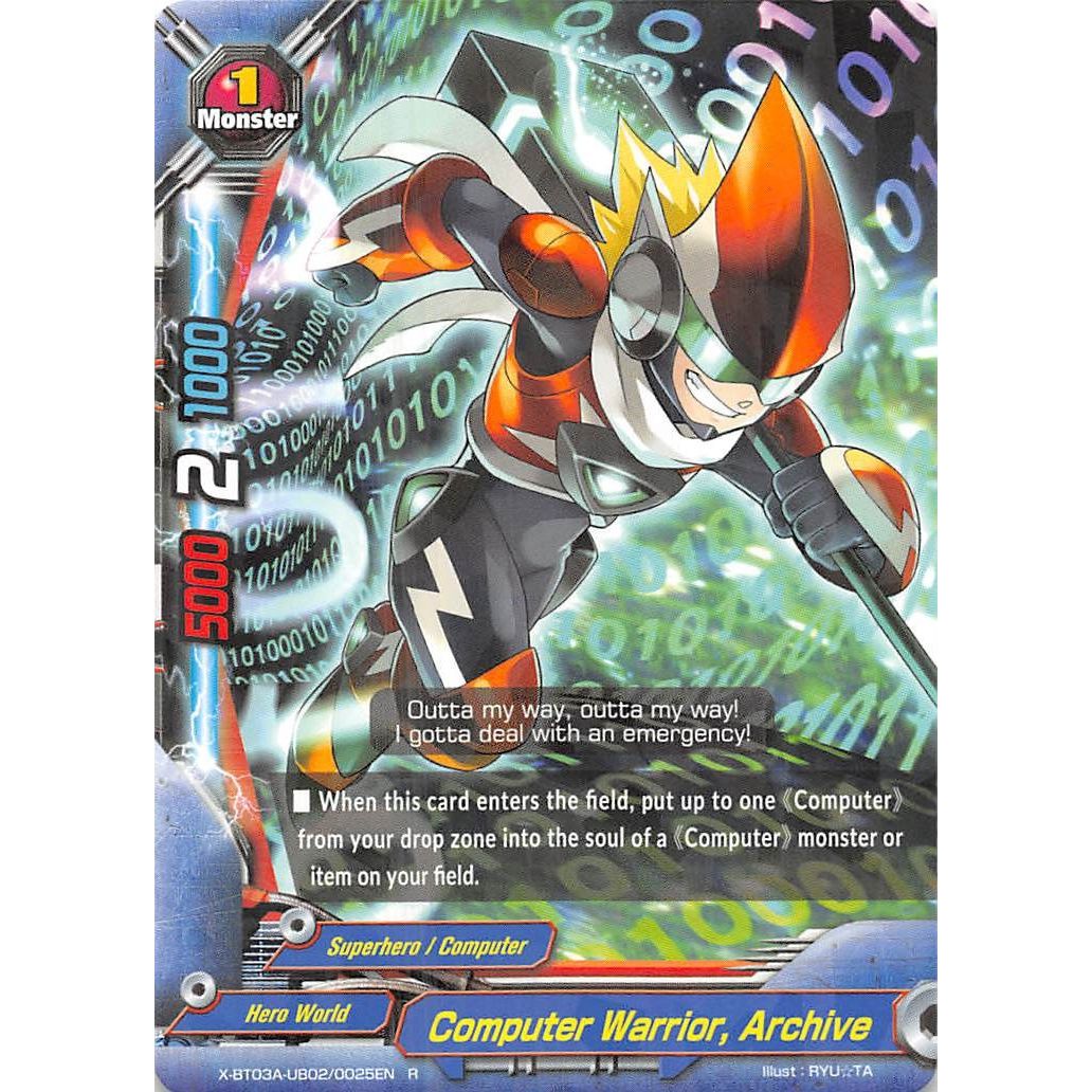 Image for Computer Warrior, Archive (X-BT03A-UB02/0025EN) (X-BT03A) - Future Card BuddyFight