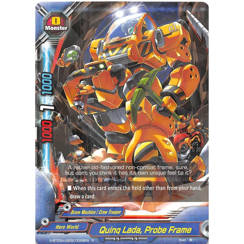 Image for Quinq Lada, Probe Frame (X-BT03A-UB02/0028EN) (X-BT03A) - Future Card BuddyFight