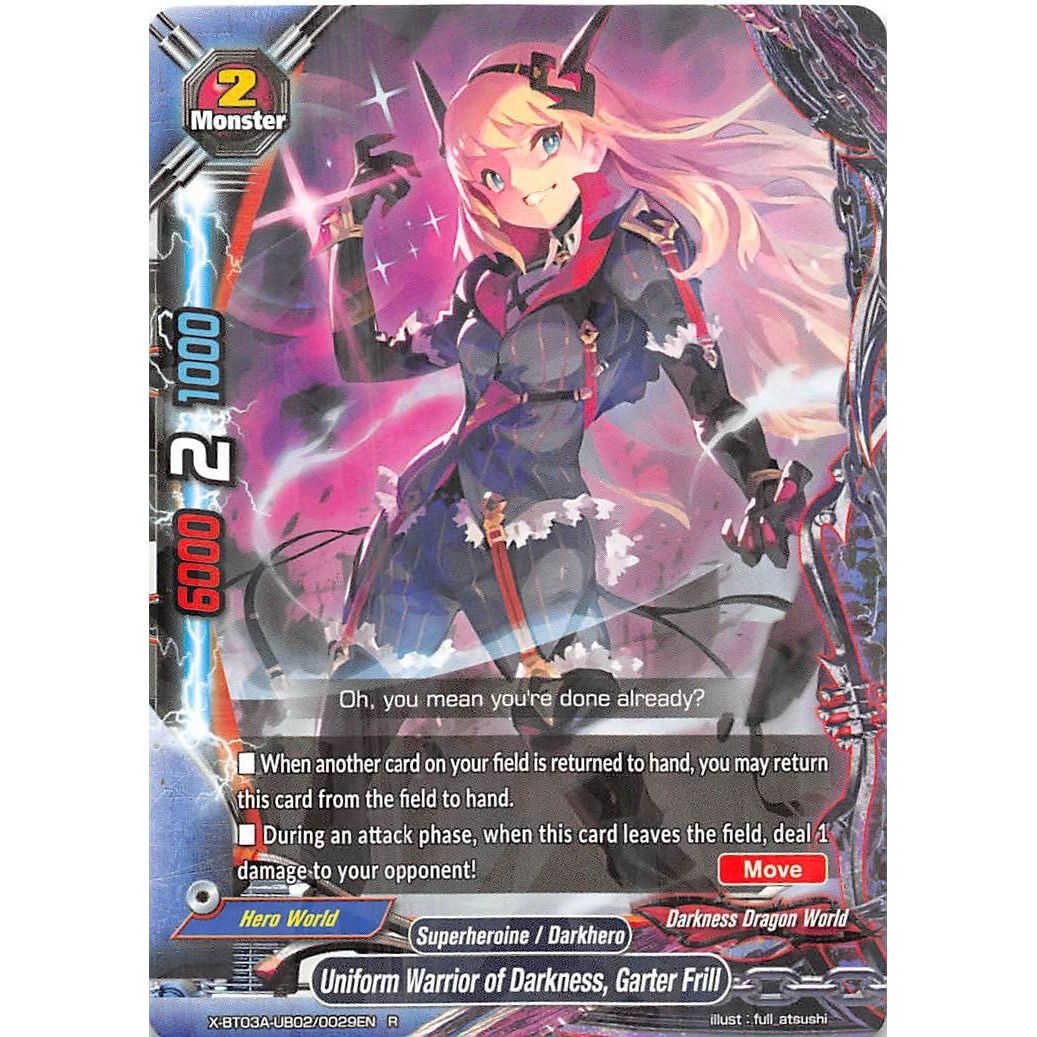 Image for Uniform Warrior of Darkness, Garter Frill (X-BT03A-UB02/0029EN) (X-BT03A) - Future Card BuddyFight