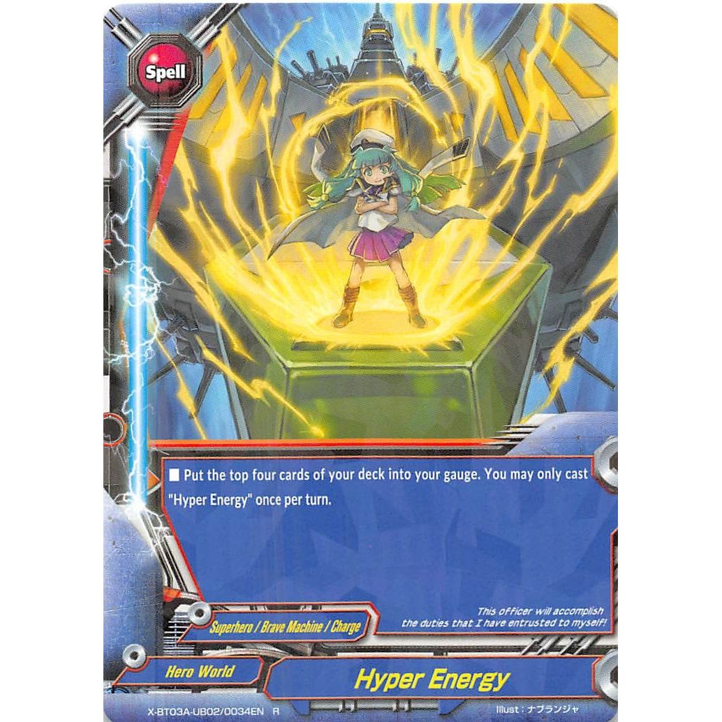 Image for Hyper Energy (X-BT03A-UB02/0034EN) (X-BT03A) - Future Card BuddyFight