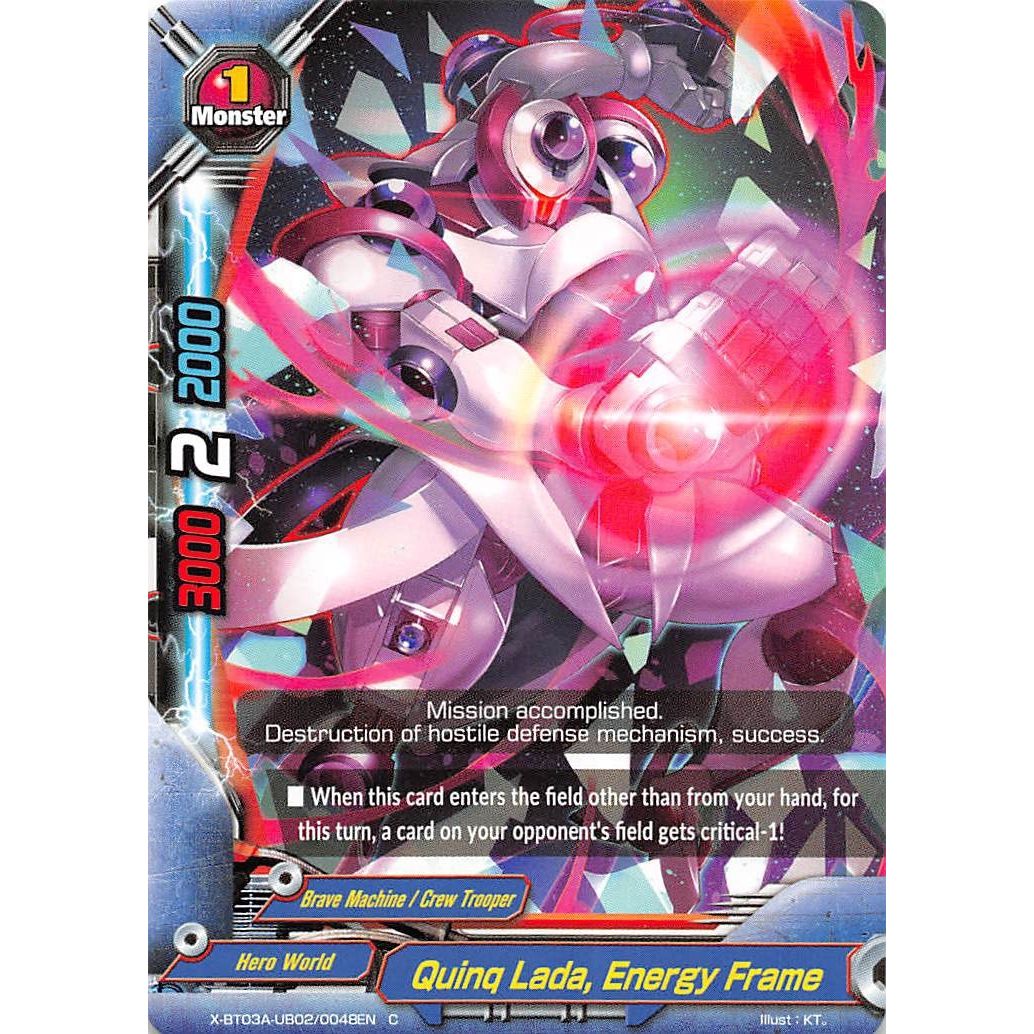 Image for Quinq Lada, Energy Frame (X-BT03A-UB02/0048EN) (X-BT03A) - Future Card BuddyFight