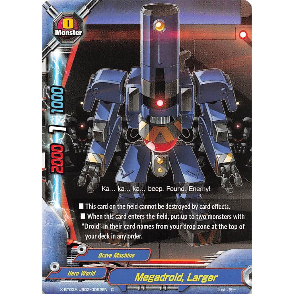 Image for Megadroid, Larger (X-BT03A-UB02/0052EN) (X-BT03A) - Future Card BuddyFight
