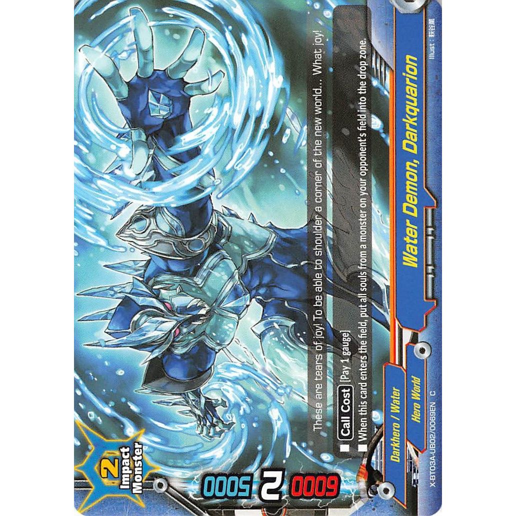 Image for Water Demon, Darkquarion (X-BT03A-UB02/0069EN) (X-BT03A) - Future Card BuddyFight