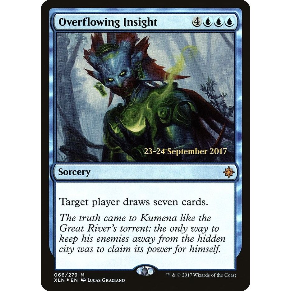 Image for Overflowing Insight (66) (PRE) - Magic: The Gathering