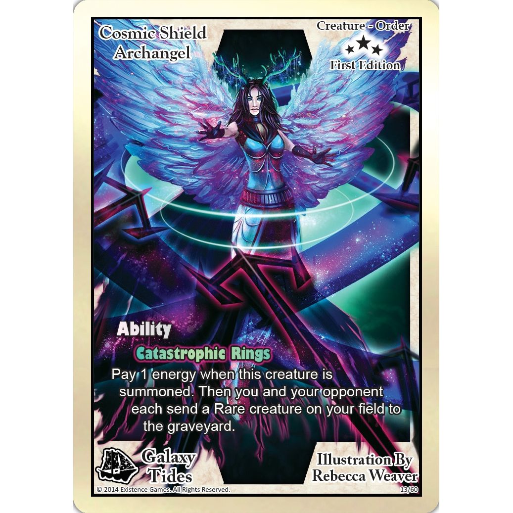 Image for Cosmic Shield Archangel (First Edition) (13) (GAT) - Exodus TCG