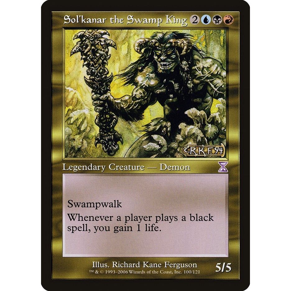 Image for Sol'kanar the Swamp King (100) (TSB) - Magic: The Gathering