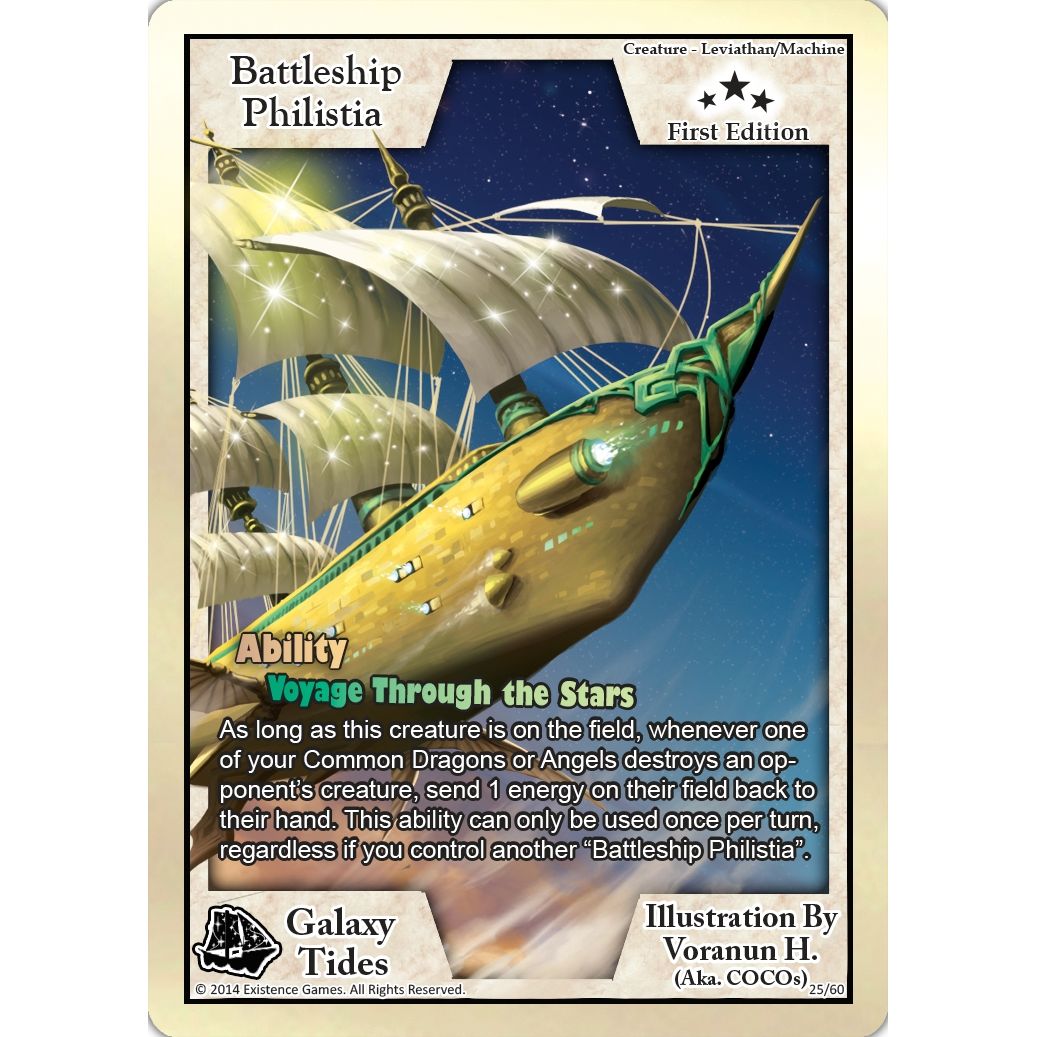 Image for Battleship Philistia (First Edition) (25) (GAT) - Exodus TCG