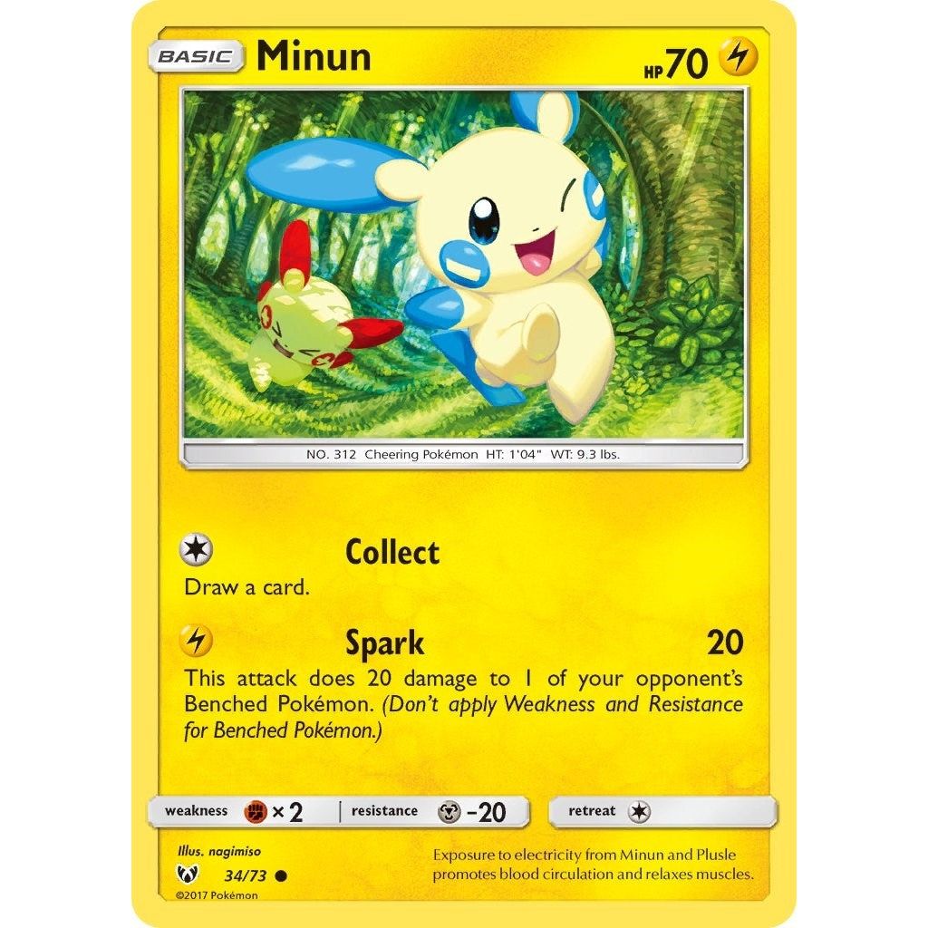 Image for Minun (34/73) (SHL) - Pokemon