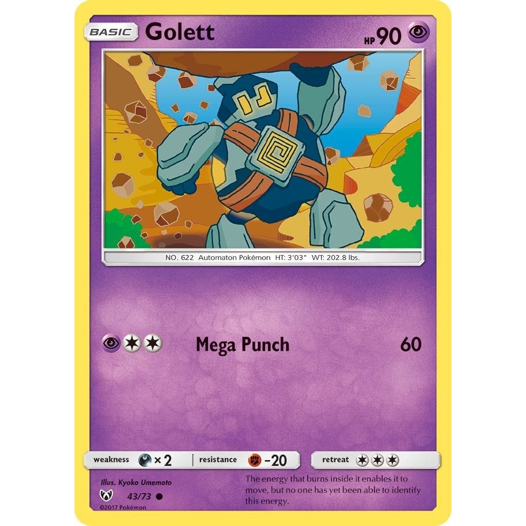 Image for Golett (43/73) (SHL) - Pokemon