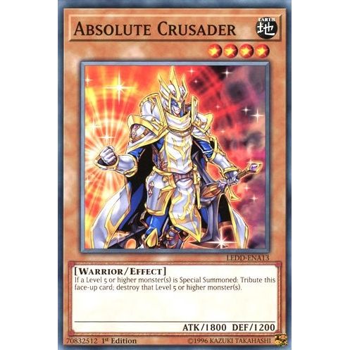 Image for Absolute Crusader (LEDD-ENA13) (LEDD) - YuGiOh