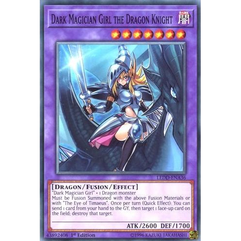 Image for Dark Magician Girl the Dragon Knight (LEDD-ENA36) (LEDD) - YuGiOh