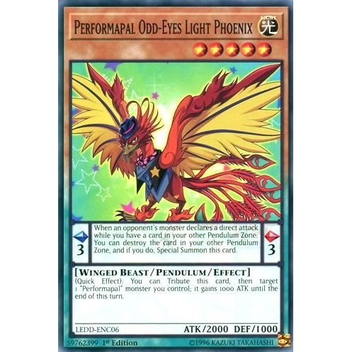 Image for Performapal Odd-Eyes Light Phoenix (LEDD-ENC06) (LEDD) - YuGiOh
