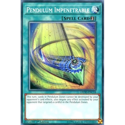 Image for Pendulum Impenetrable (LEDD-ENC18) (LEDD) - YuGiOh