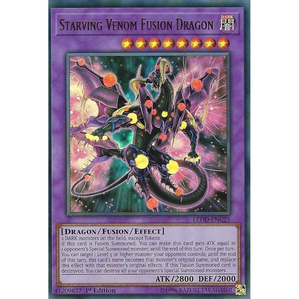 Image for Starving Venom Fusion Dragon (LEDD-ENC25) (LEDD) - YuGiOh