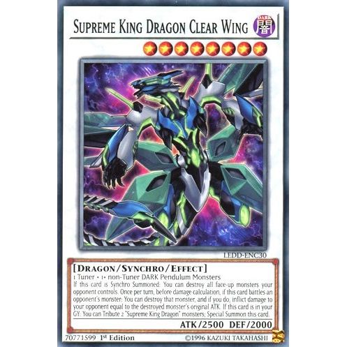 Image for Supreme King Dragon Clear Wing (LEDD-ENC30) (LEDD) - YuGiOh