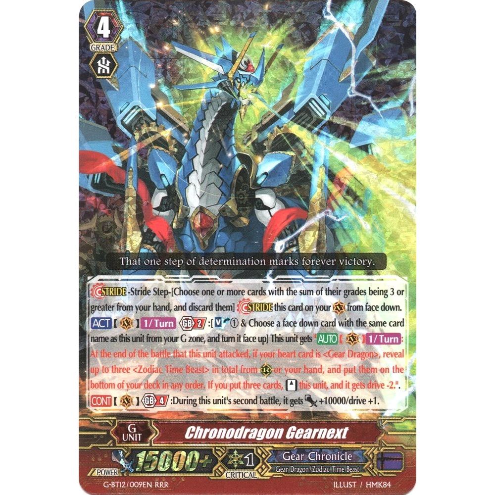 Image for Chronodragon Gearnext (G-BT12/009EN) (G-BT12) - Cardfight Vanguard