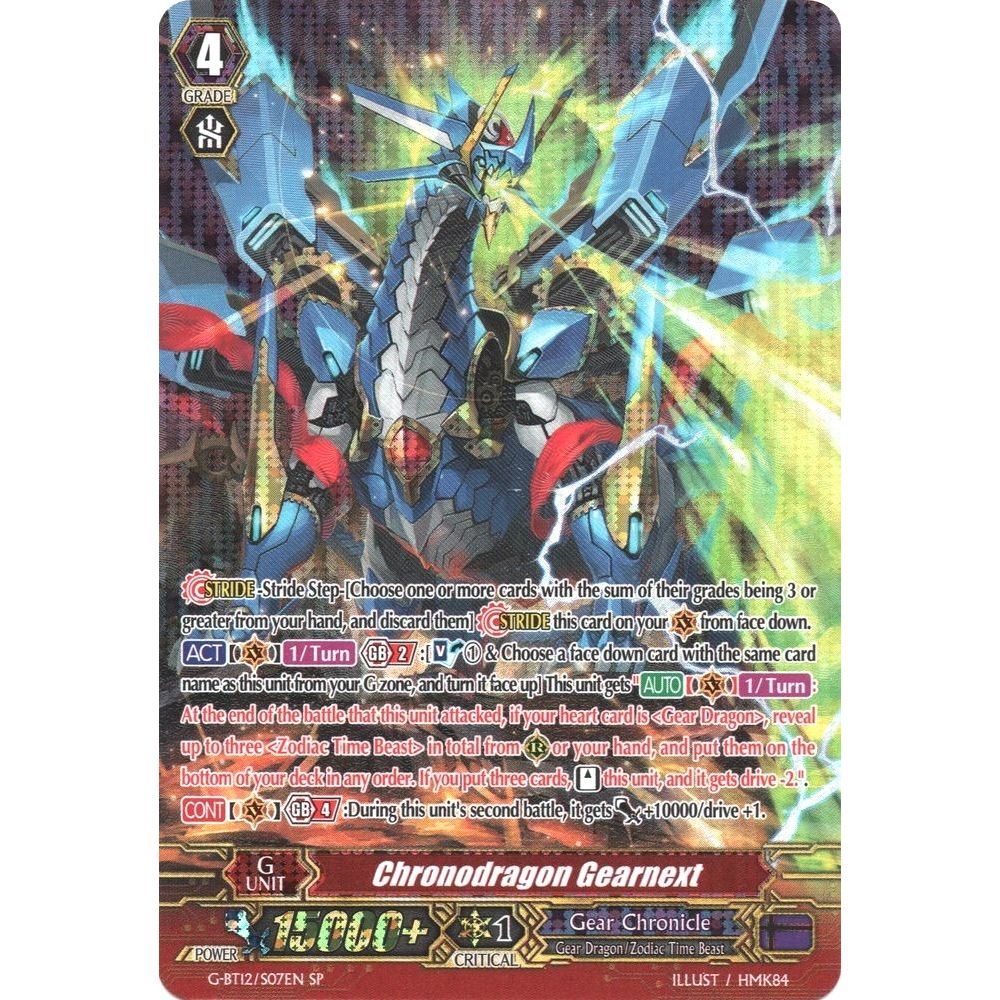 Image for Chronodragon Gearnext (SP) (G-BT12/S07EN) (G-BT12) - Cardfight Vanguard
