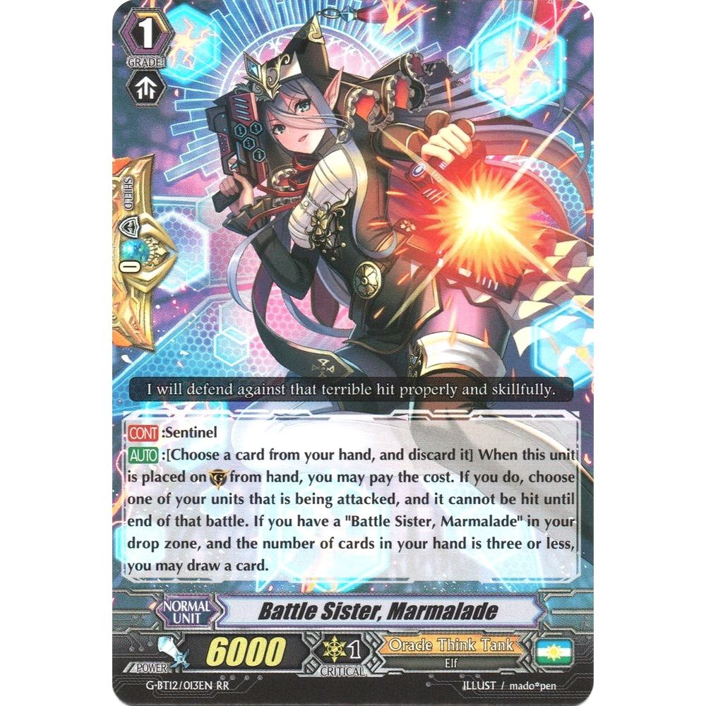 Image for Battle Sister, Marmalade (G-BT12/013EN) (G-BT12) - Cardfight Vanguard