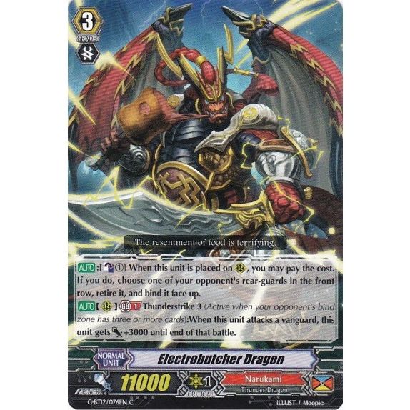 Image for Electrobutcher Dragon (G-BT12/076EN) (G-BT12) - Cardfight Vanguard