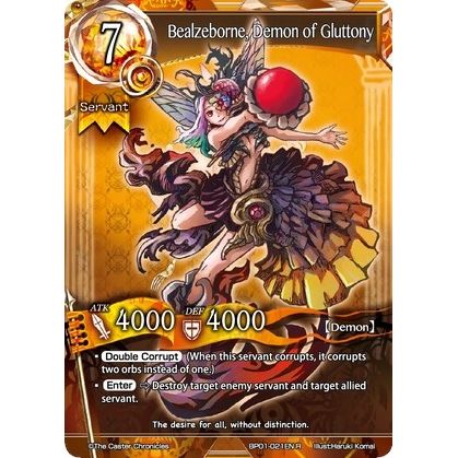 Image for Bealzeborne, Demon of Gluttony (BP01-021EN) (BP01) - The Caster Chronicles