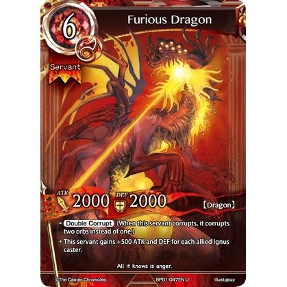 Image for Furious Dragon (BP01-047EN) (BP01) - The Caster Chronicles