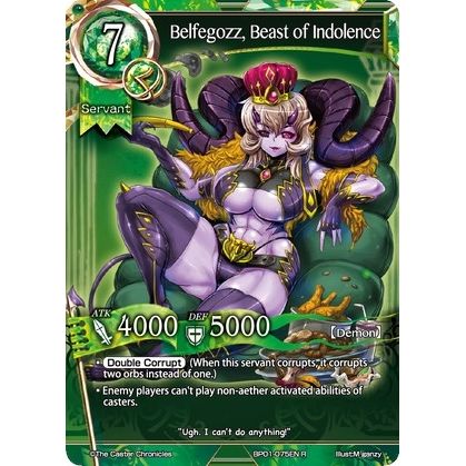 Image for Belfegozz, Beast of Indolence (BP01-075EN) (BP01) - The Caster Chronicles