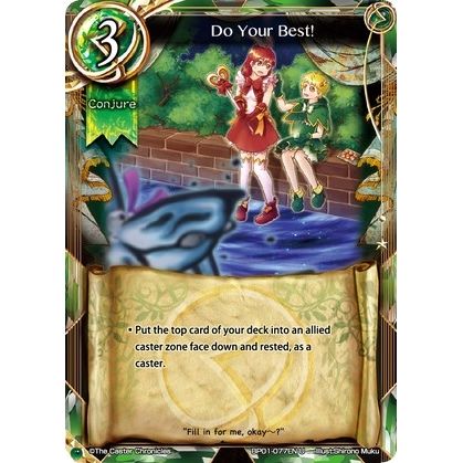 Image for Do Your Best! (BP01-077EN) (BP01) - The Caster Chronicles