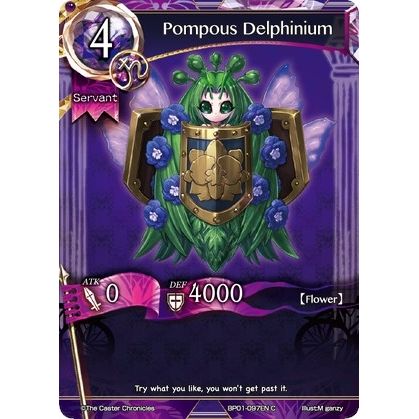 Image for Pompous Delphinium (BP01-097EN) (BP01) - The Caster Chronicles