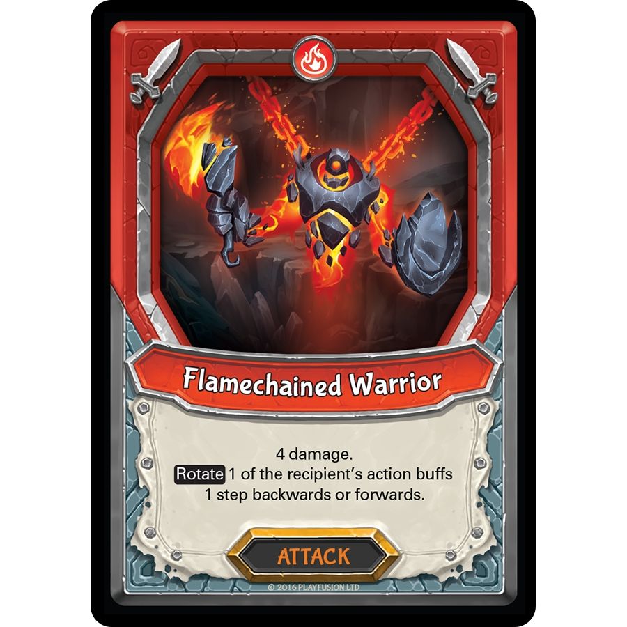 Image for Flamechained Warrior (Unclaimed) (AWA) - Lightseekers TCG