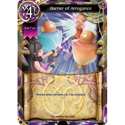 Image for Barrier of Arrogance (BP01-109EN) (BP01) - The Caster Chronicles