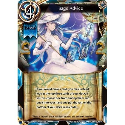 Image for Sage Advice (BP01-163EN) (BP01) - The Caster Chronicles