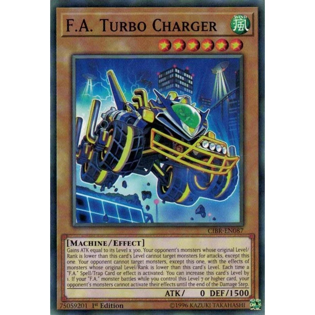 Image for F.A. Turbo Charger (CIBR-EN087) (CIBR) - YuGiOh