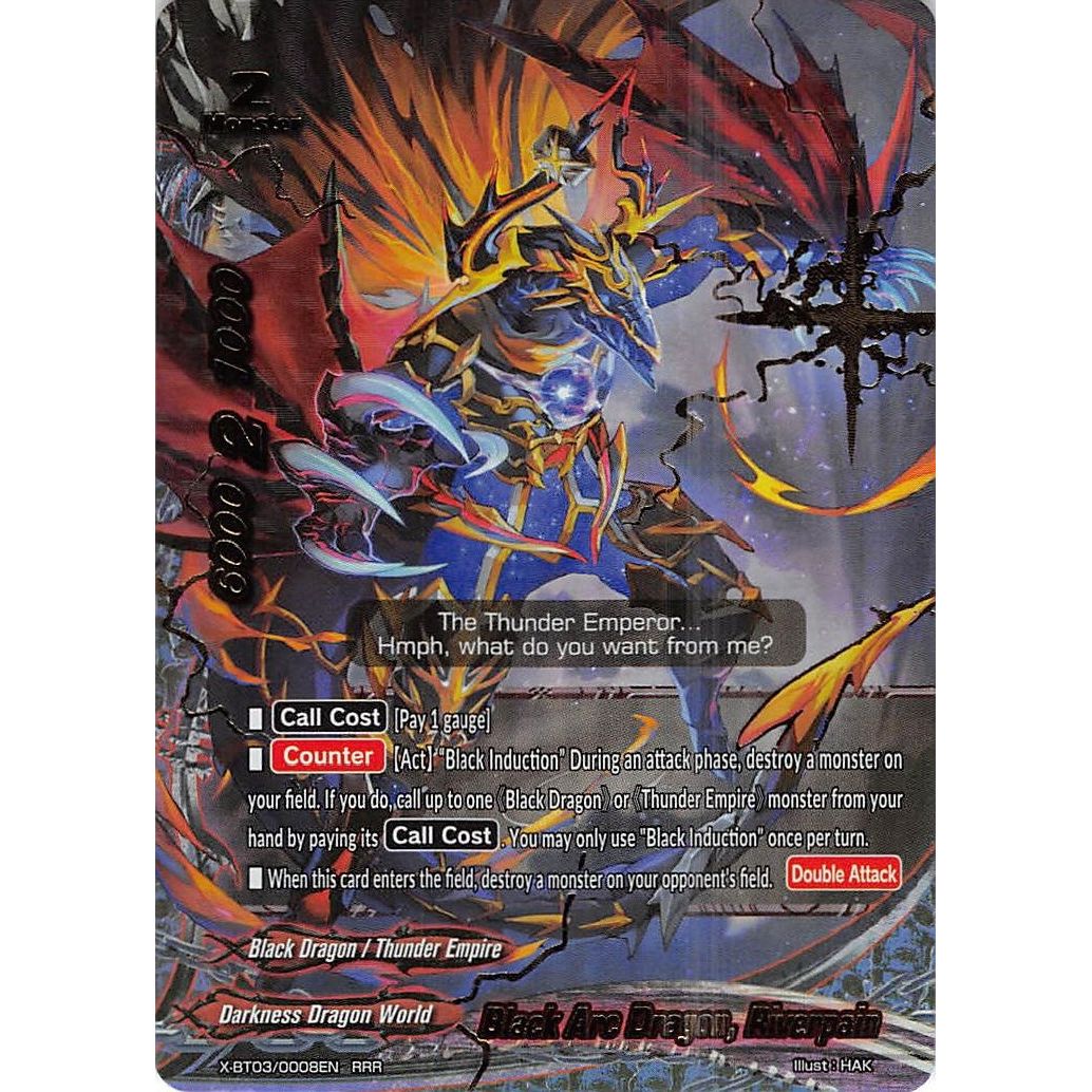 Image for Black Arc Dragon, Riverpain (X-BT03/0008EN) (X-BT03) - Future Card BuddyFight