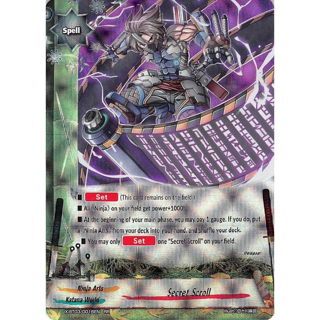 Image for Secret Scroll (X-BT03/0016EN) (X-BT03) - Future Card BuddyFight