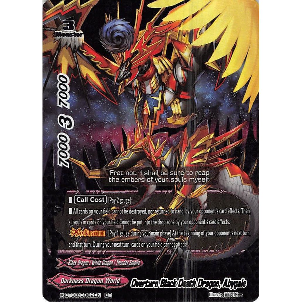 Image for Overturn Black Death Dragon, Abygale (X-BT03/BR02EN) (X-BT03) - Future Card BuddyFight