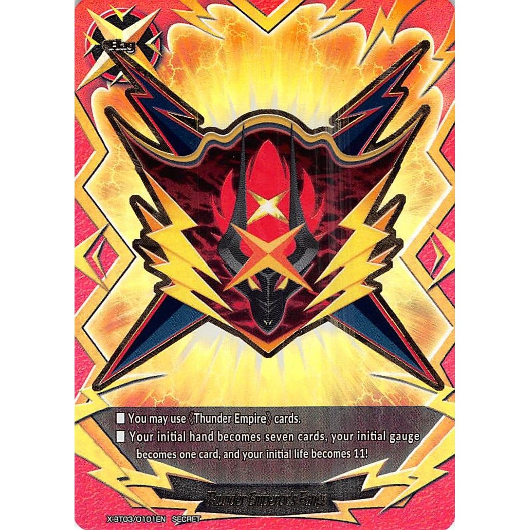 Image for Thunder Emperor's Fangs (X-BT03/0101EN) (X-BT03) - Future Card BuddyFight
