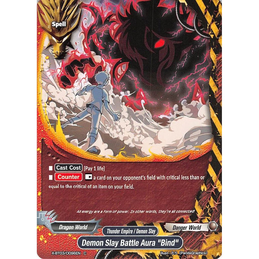 Image for Demon Slay Battle Aura "Bind" (X-BT03/0096EN) (X-BT03) - Future Card BuddyFight