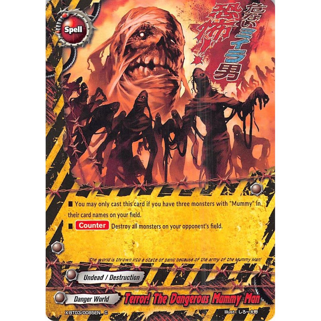 Image for Terror! The Dangerous Mummy Man (X-BT03/0085EN) (X-BT03) - Future Card BuddyFight