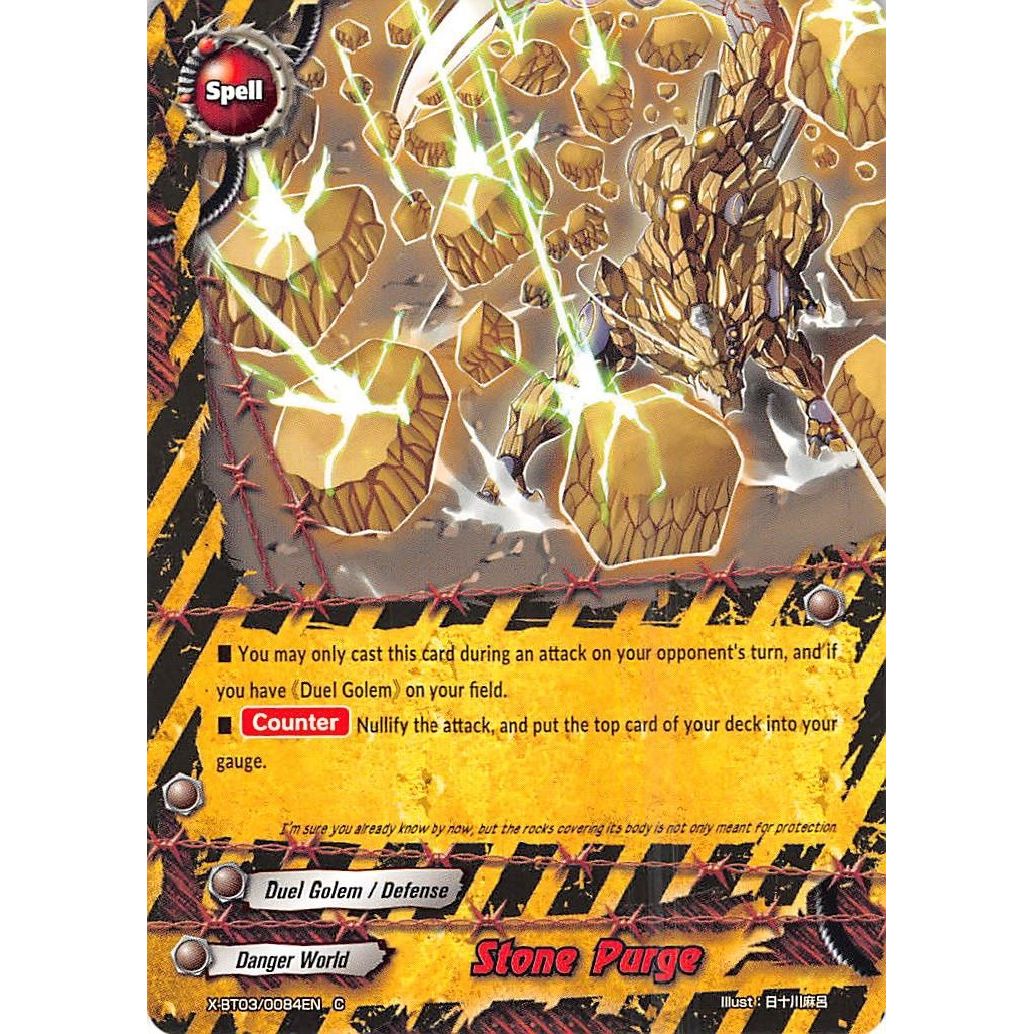Image for Stone Purge (X-BT03/0084EN) (X-BT03) - Future Card BuddyFight