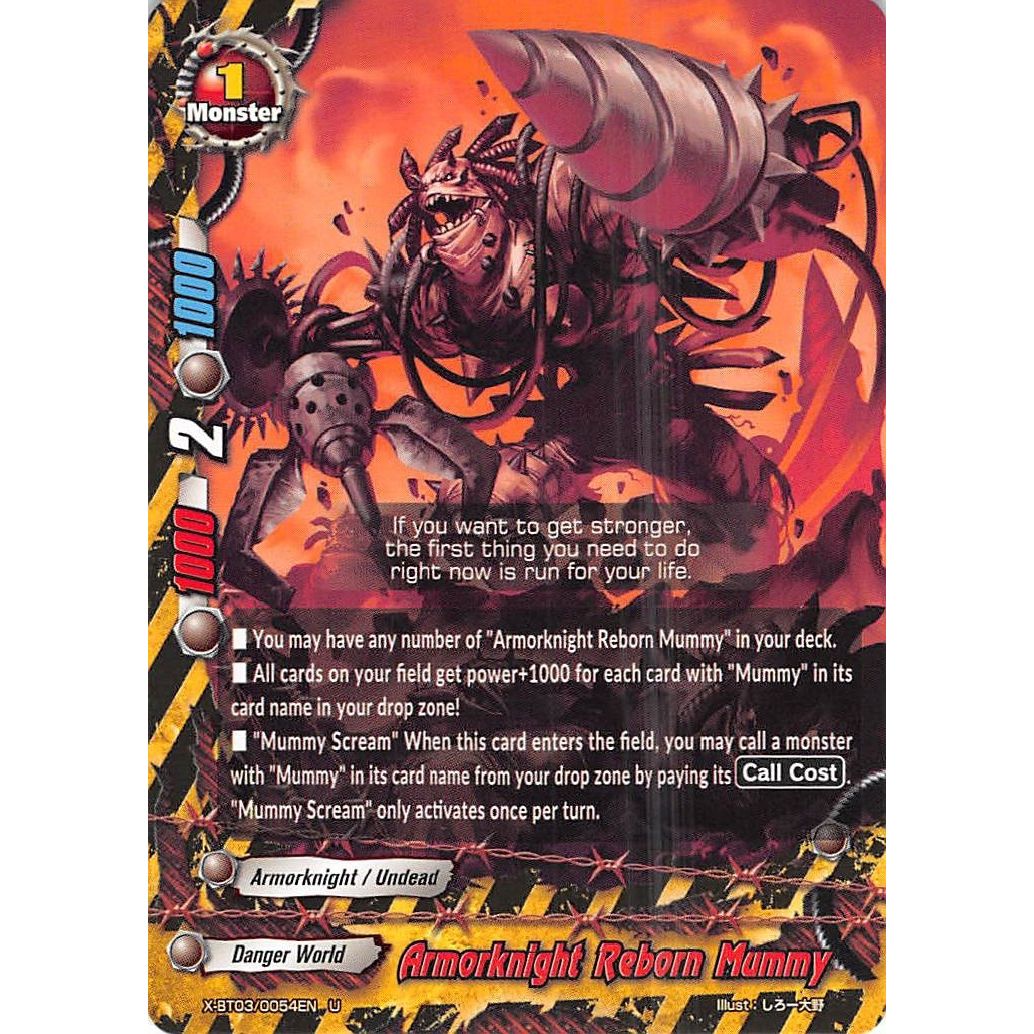 Image for Armorknight Reborn Mummy (X-BT03/0054EN) (X-BT03) - Future Card BuddyFight