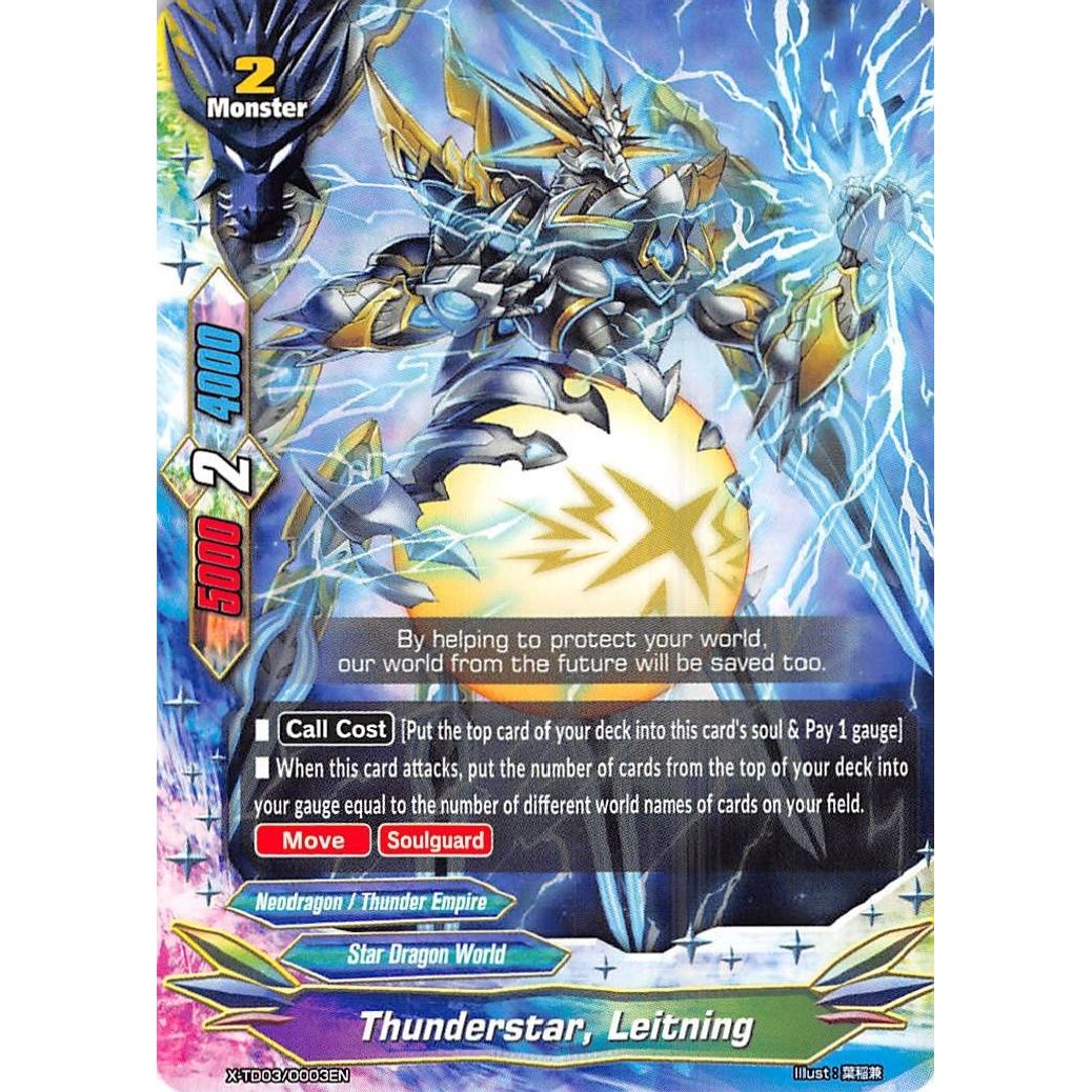 Image for Thunderstar, Leitning (X-TD03/0003EN) (X-TD03) - Future Card BuddyFight