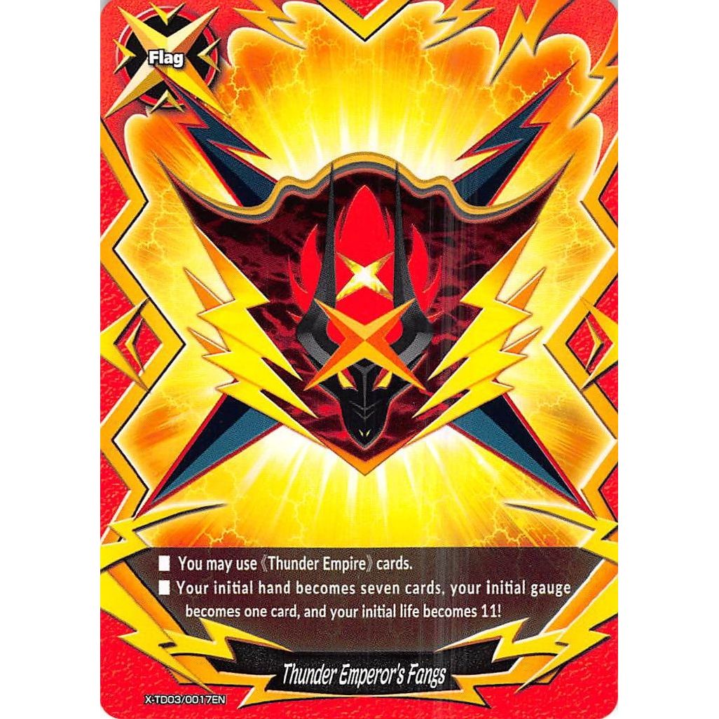 Image for Thunder Emperor's Fangs (X-TD03/0017EN) (X-TD03) - Future Card BuddyFight