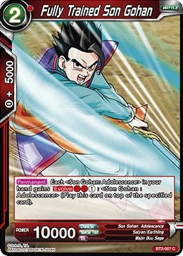 Image for Fully Trained Son Gohan (BT2-007) (DBS-B02) - Dragon Ball Super: Masters