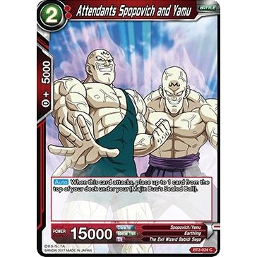 Image for Attendants Spopovich and Yamu (BT2-024) (DBS-B02) - Dragon Ball Super: Masters