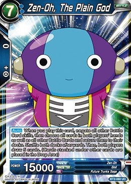 Image for Zen-Oh, The Plain God (BT2-060) (DBS-B02) - Dragon Ball Super: Masters